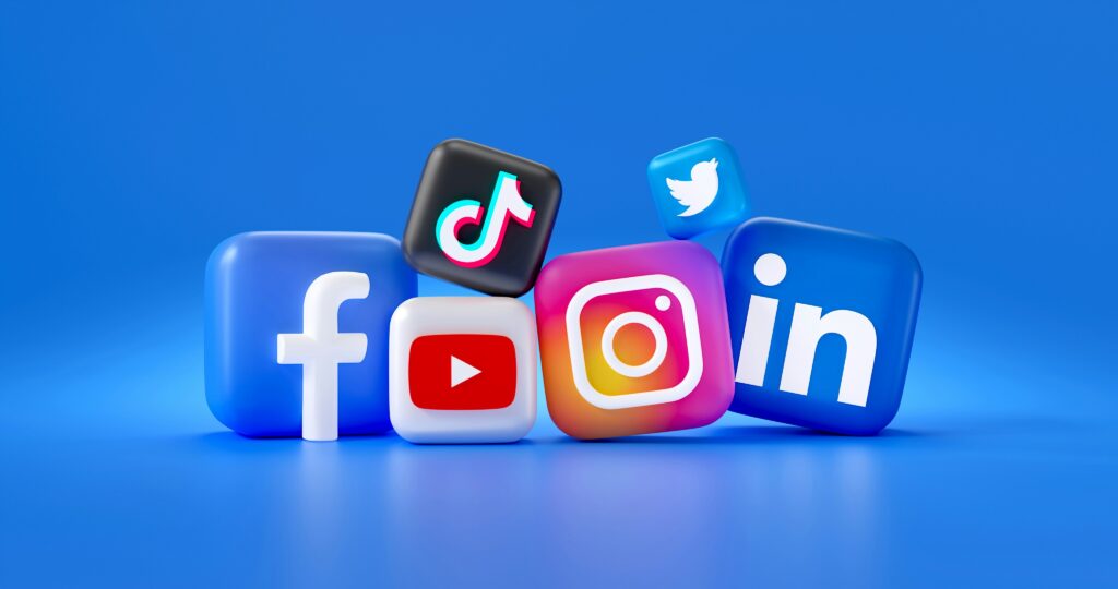 A smartphone screen showing social media apps, including Instagram
